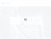 Tablet Screenshot of biotrac.com